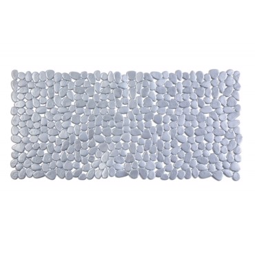 Dimitracas Πατάκι Αντιολισθητικό Ασημί 'Riverstone' 36x71cm 00232.004