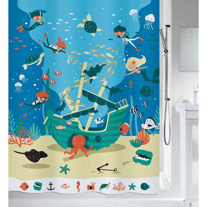 Dimitracas Kourtina Baniou ufasmatini 'Pirates' 180x200cm 02023.001