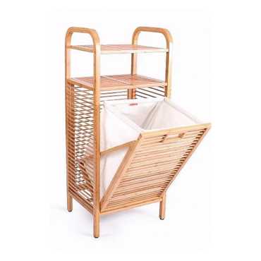 Dimitracas Καλάθι Απλύτων RAINBOW Rite Bamboo 40x30x95cm 05068.001