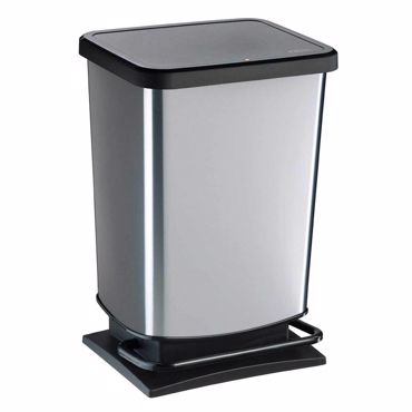 Dimitracas Χαρτοδοχείο 20Lt 'PASO' Ασημί  06901.001