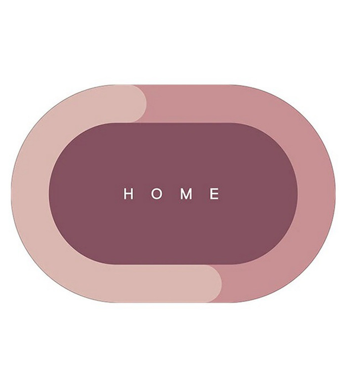 Βιοκαρπέτ Home Αντιολισθητικό Πατάκι Μπάνιου Οβάλ Easy Mat Light Pink 60x90cm Biokarpet Home Antiolisthitiko Pataki Baniou Obal Easy Mat Light Pink 60x90cm
