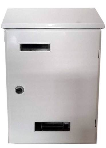 Import Hellas Γραμματοκιβώτιο Μεταλλικό Λευκό 23x10x36cm TX-081 WHITE