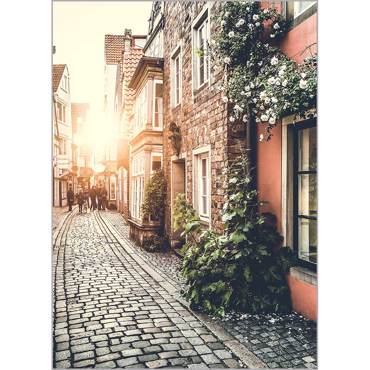 Ρόλερ με Ψηφιακή Εκτύπωση 'Old Town' Α1214