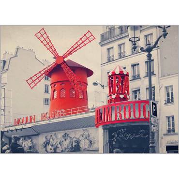 Ρόλερ με Ψηφιακή Εκτύπωση 'Moulin Rouge' Α1216