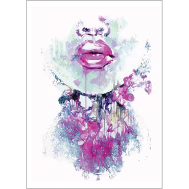 Ρόλερ με Ψηφιακή Εκτύπωση 'Abstract Face' Α1404