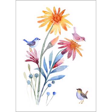 Ρόλερ με Ψηφιακή Εκτύπωση 'Spring Colors' Α1507