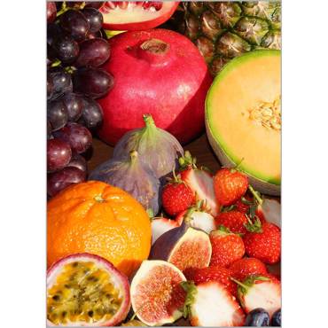 Ρόλερ με Ψηφιακή Εκτύπωση 'Φρούτα' Α1708