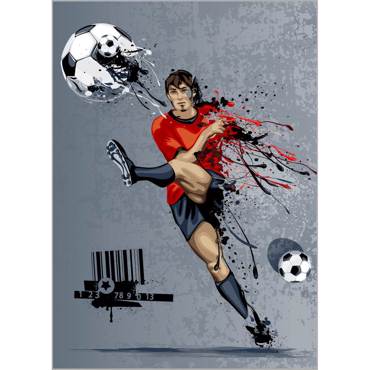 Ρόλερ με Ψηφιακή Εκτύπωση 'Football' Α1905