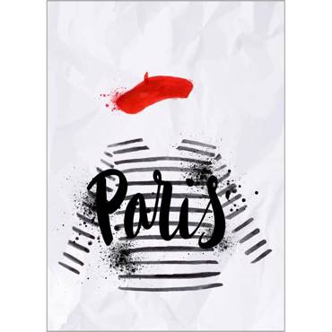 Ρόλερ με Ψηφιακή Εκτύπωση 'Paris' Α1908