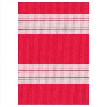 ZS213 Double Ρόλερ Ρυθμιζόμενης Σκίασης 'Zebra' Κόκκινο