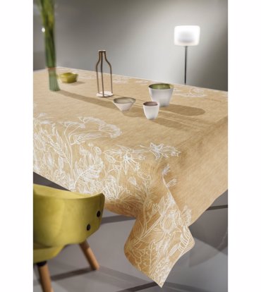 Saint Clair Τραπεζομάντηλο Αδιάβροχο Αλέκιαστο 145Χ180 1028 Curry