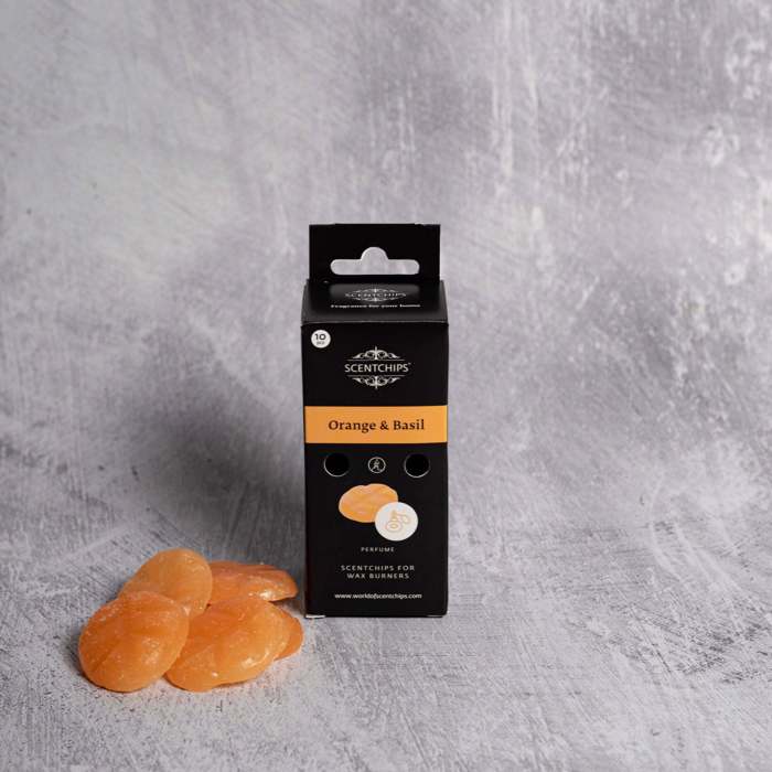 Scentchips Set 10 temaxion Aromatika Xorou 'Orange & Basil' se Kouti 270007S