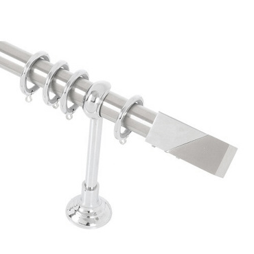 Κουρτινόξυλο φ25 inox m.faltso tetragono