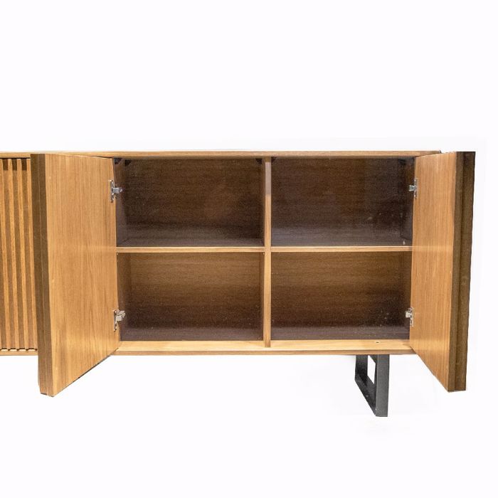 Μπουφές από Φυσικό Ξύλο Δρυς 200Χ40Χ82cm Boufes apo Fusiko Xulo Drus 200X40X82cm
