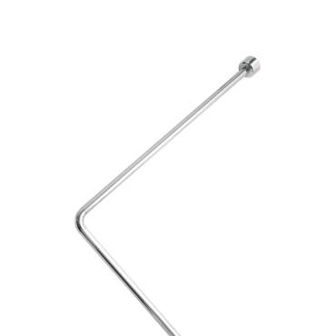 Βραχίονας Μπάνιου Γωνιακός Χρώμιο 80x170cm BAC-001-CHROME