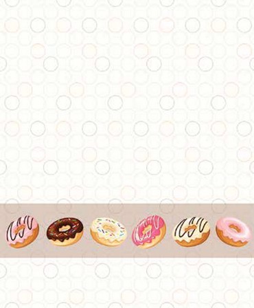 Ρόλερ με Ψηφιακή Εκτύπωση ''Sweet Donuts'' E300