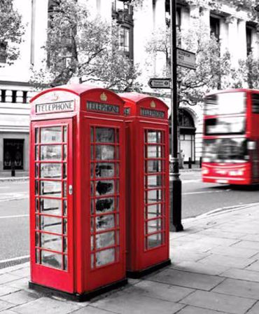 ΡΟΛΕΡ ΜΕ ΨΗΦΙΑΚΗ ΕΚΤΥΠΩΣΗ 'LONDON TELEPHONE BOOTH' E242