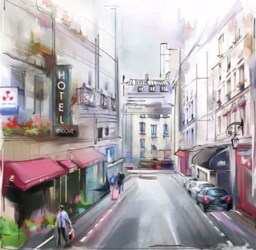 ΡΟΛΕΡ ΜΕ ΨΗΦΙΑΚΗ ΕΚΤΥΠΩΣΗ 'CITY STREET' E281