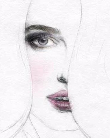 ΡΟΛΕΡ ΜΕ ΨΗΦΙΑΚΗ ΕΚΤΥΠΩΣΗ ΠΡΟΣΩΠΟ 'PENCIL SKETCH' E296