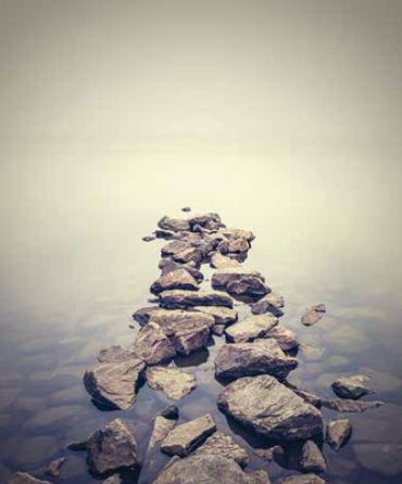 Ρόλερ με Ψηφιακή Εκτύπωση 'Stone Path' E395