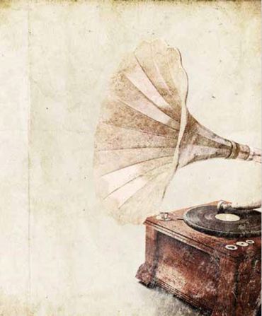 Ρόλερ με Ψηφιακή Εκτύπωση 'Γραμμόφωνο' E451