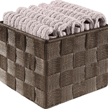 Guy Laroche Σετ 5 Τμχ Πετσέτες 30Χ30 σε Καλαθάκι 'Be My Guest' Pudra