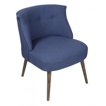 Πολυθρόνα Μπλε Ύφασμα 63Χ66Χ71εκ ARM216 Espiel