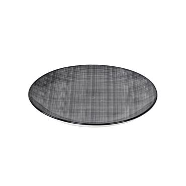 Πιάτο Φρούτου Μαύρο Καρό 21εκ ATA106K6 Espiel