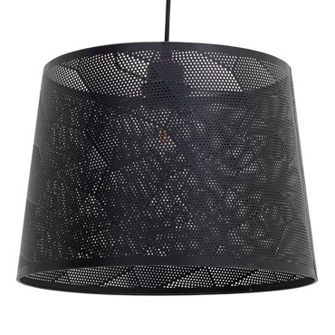 Inart Φωτιστικό Οροφής Μεταλλικό Μαύρο Δ35Χ110 E27 3-10-774-0029