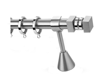 Κουρτινόξυλο φ25 inox Νάπολι