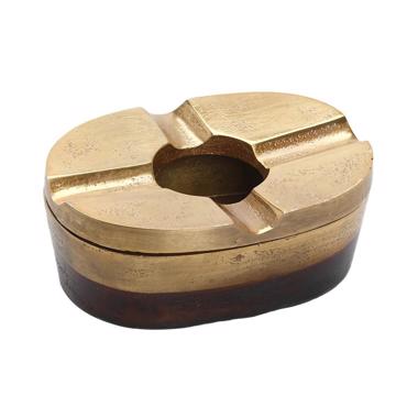 Τασάκι Αντιανεμικό Αλουμίνιο Χρυσό 11Χ8Χ5εκ FLA215 Espiel