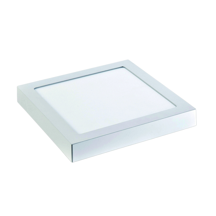 InLight LED Mounted Panel 20watt Tetragno 3000K Thermo Lefko 22.5x22.5cm (2.20.03.1)