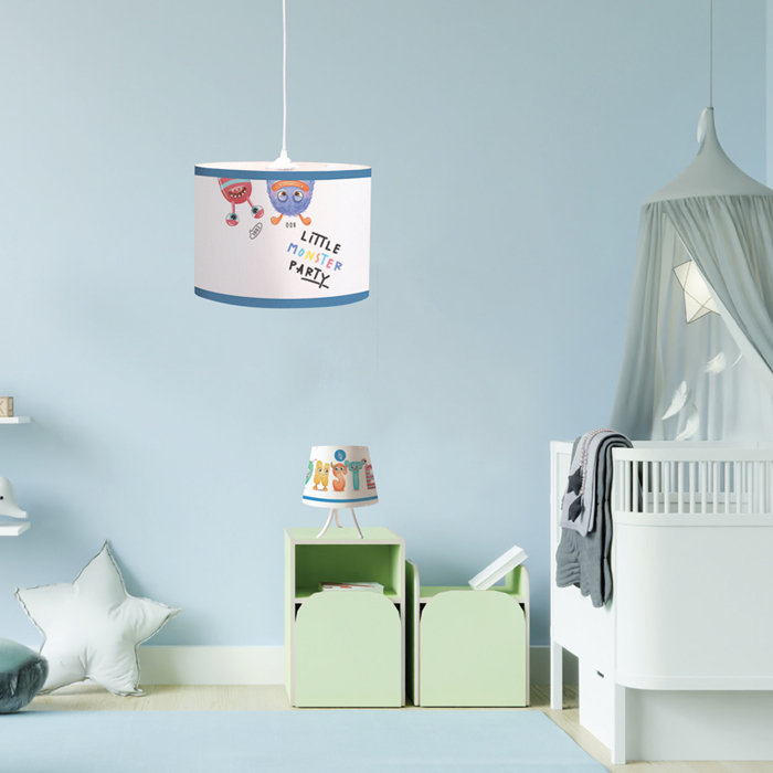 InLight Kremasto fotistiko apo kapelo kai lefki anartisi E27 F35cm (4035)