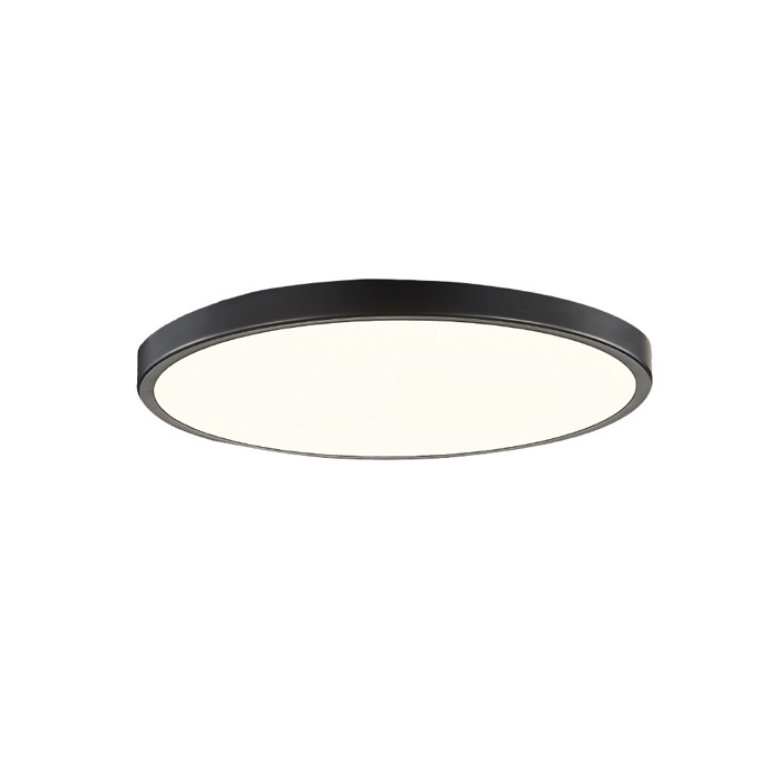InLight Plafoniera Orofis LED 32W 3CCT apo Mavro Metallo kai Akruliko F40x5cm (42035-C-Black)