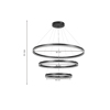 InLight Kremasto Fotistiko LED 100W 3CCT Alouminiou Asimi F80x200cm 6095-A-Silver