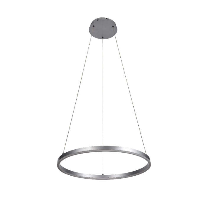 Inlight Kremasto Fotistiko LED 36W 3CCT (by switch on base) F80cm (6095-AB-Silver)