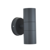ItLighting Aplika Ex. Xorou 'Ouachita' Up-Down ABS Anthraki 2xGU10 7.3x11.3x15.2cm 80200644