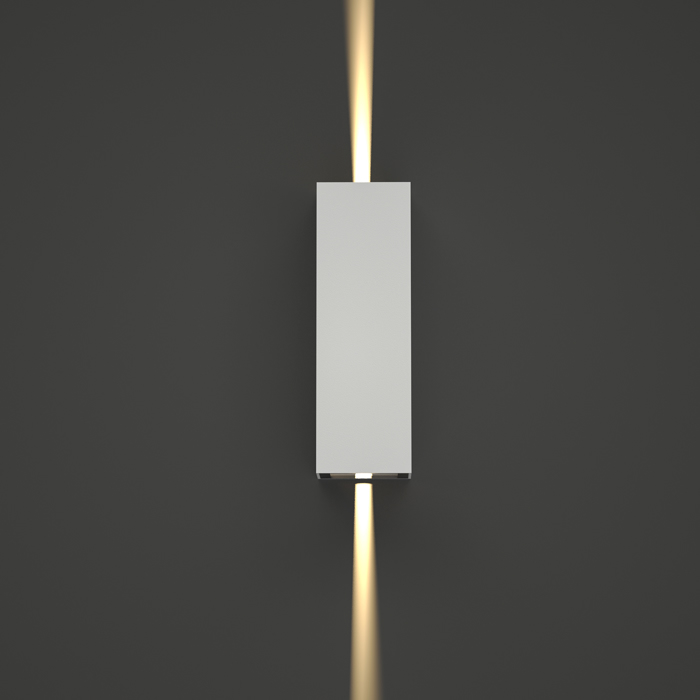 ItLighting Aplika Toixou Lefki Up-Down 'Lanier' LED 5W/3000K me Ruthmizomeni Desmi 12x4.1cm 80201021