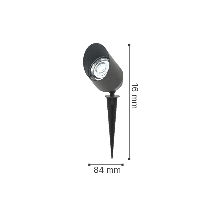 it-Lighting Fotistiko Jay -LED 7W 3000K Exoterikou Xorou Anthraki (80600211)