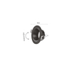 Inlight Downlight Spot GU10 se Mavri Apoxrosi 9cm (X00310B)