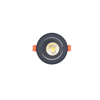 Inlight Downlight Spot GU10 se Mavri Apoxrosi 9cm (X00310B)