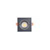 Inlight Downlight Spot GU10 se Mavri Apoxrosi 9.3x9.3cm (X00320B)