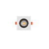 Inlight Downlight Spot GU10 se Lefki kai Mavri Apoxrosi 9.3x9.3cm (X00320WB)