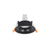Inlight Downlight Spot GU10 se Mavri Apoxrosi 6cm (X00340B)