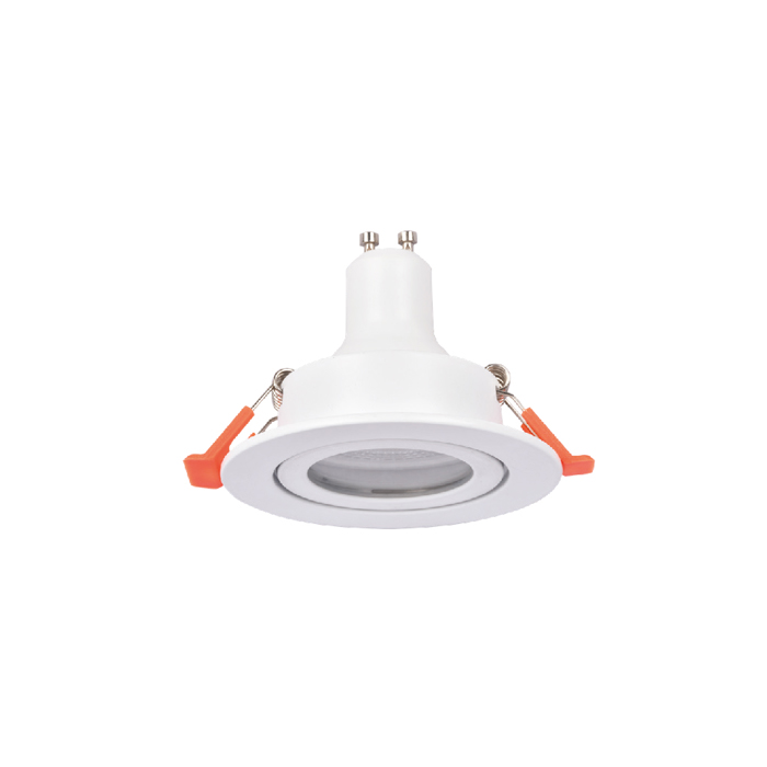 Inlight Downlight Spot GU10 se Lefki Apoxrosi 8.5cm (X00350W)