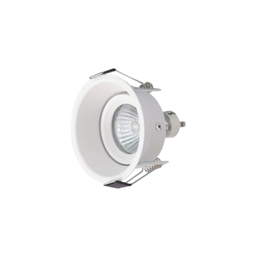 InLight Χωνευτό σποτ από λευκό μέταλλο 1XGU10 Φ8cm (Χ0010-WH)