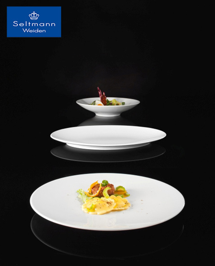 PIATO BAThu 'COUP FINE' PORSELANIS LEuKO F26.1x5.5cm 001.729474K6 ESPIEL