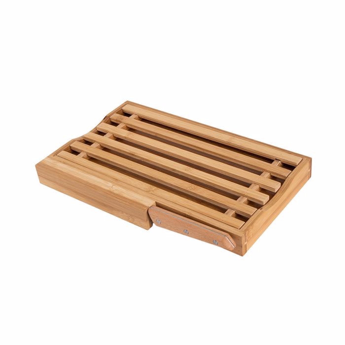 ESTIA Set Epifaneia Kopis me Maxairi psomiou Bamboo Essentials 35.5x22x3.5cm 01-12946