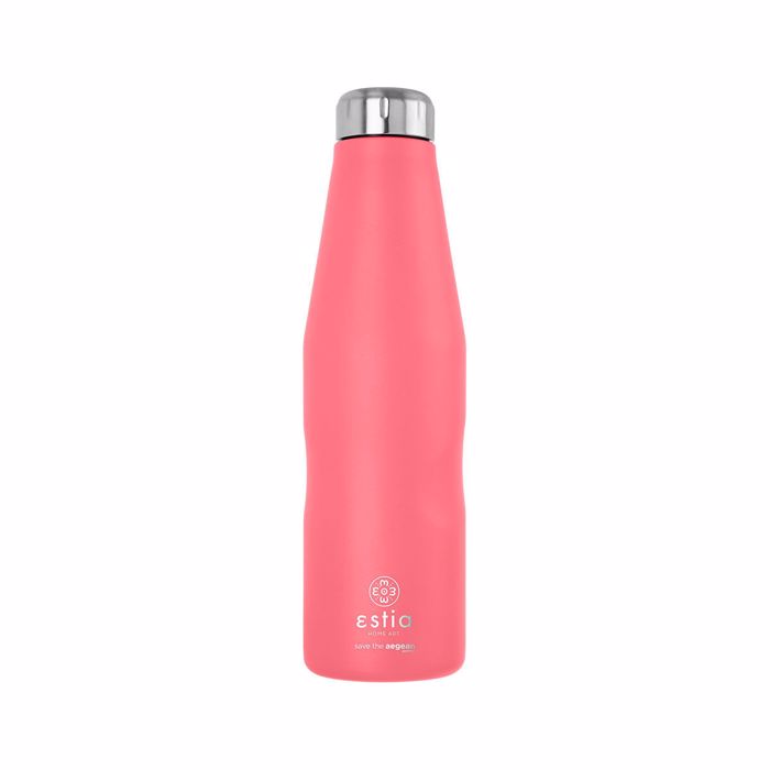 Estia Thermos Travel Flask ''Save the Aegean'' 750ml Fusion Coral 01-16586