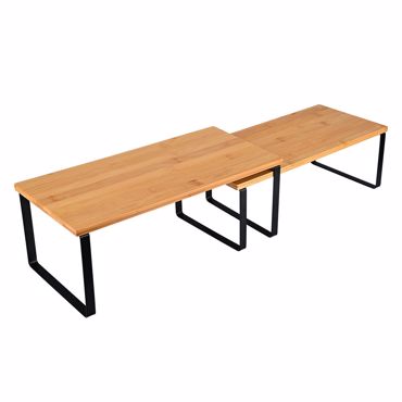 Estia Ραφιέρα Οργάνωσης Πάγκου 2 Τεμαχίων Bamboo Essentials 40x19.4x15.6cm 01-17637